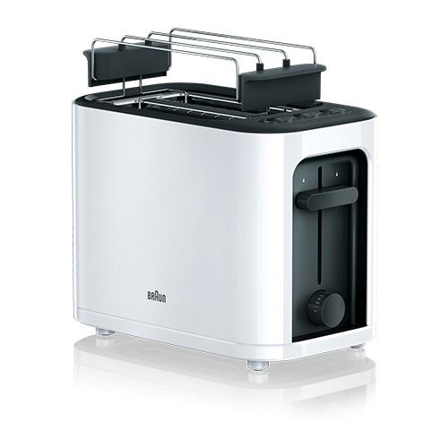 [BRAUN] HT3000WH Toaster, Farbe Weiß