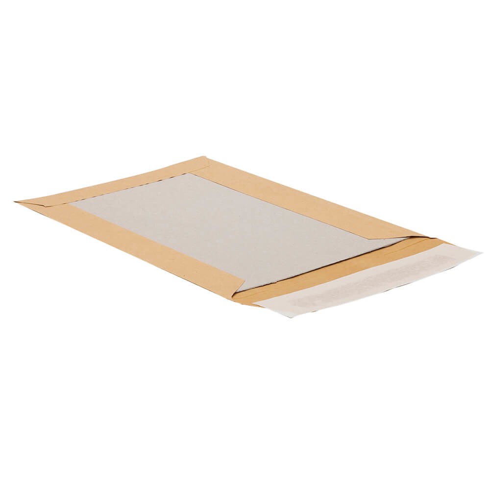 Papprückwand-Versandtaschen ohne Fenster, C4, 100 Stück, Farbe: Braun [BONG]