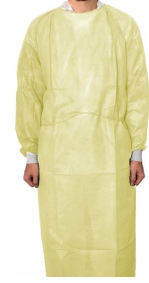 Protect Coat ViruGuard Schutzkittel, gelb, 10er Pack [MAIMED]