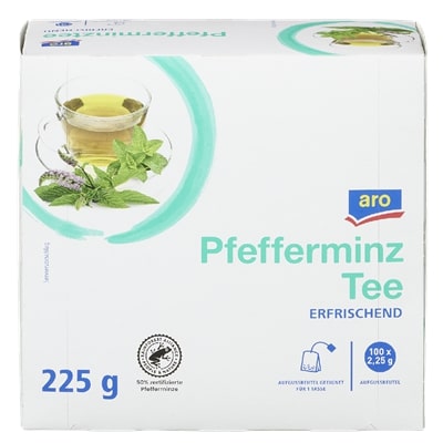 Pfefferminz-Tee, 100 Beutel, 225g [ARO]