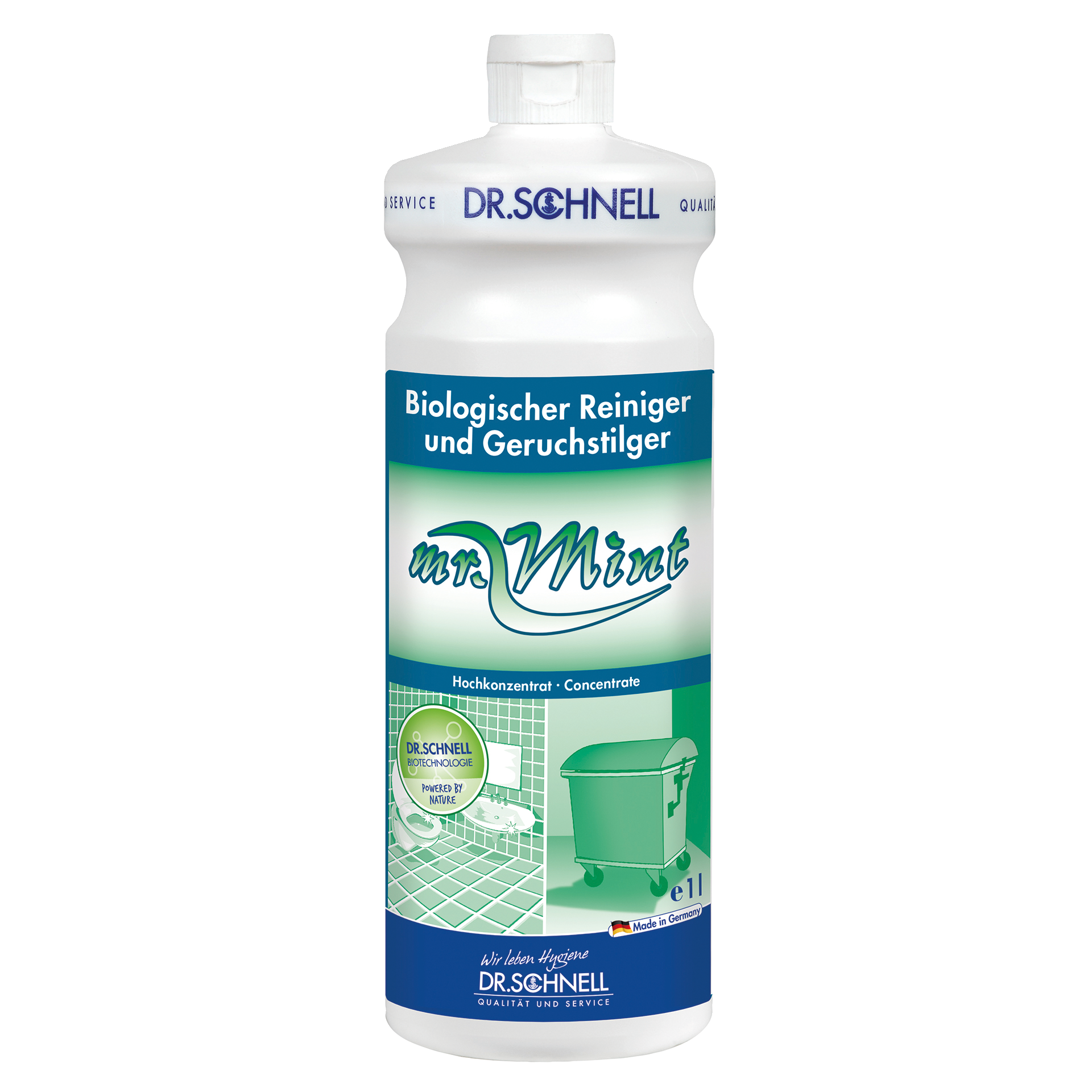 Mr  Mint Probiotischer Reiniger und Geruchstilger 1 l Flasche [DR SCHNELL]