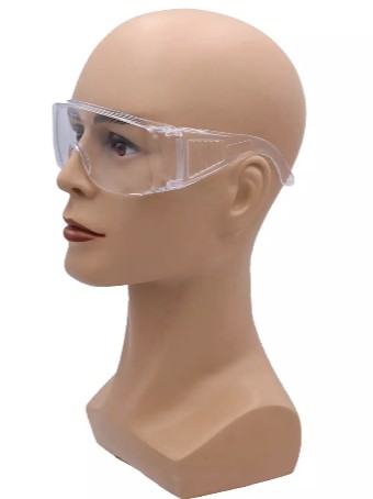 Puro Schutzbrille transparent mit seitlichen Schutz [Ampri]