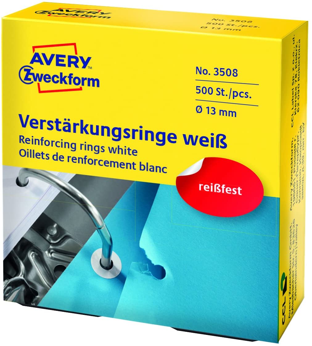 [AVERY ZWECKFORM] Lochverstärkungsringe Pack 500 Stück