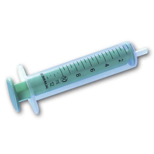 2-teilige Einmalspritzen - Injekt, steril, Größe 10 ml, 1 Packung mit 100 Stück [B.BRAUN]